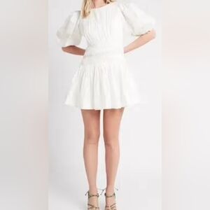 AJE TIDAL TUCKED MINI DRESS Size 8 US Small